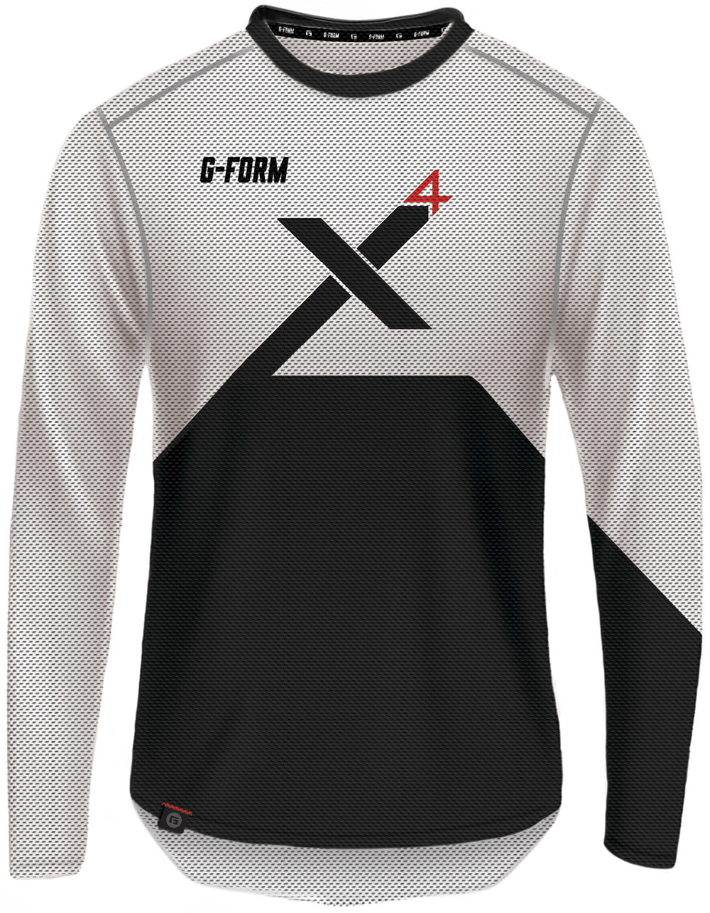 G-form longarm shirt pro x-4 size l white bl.