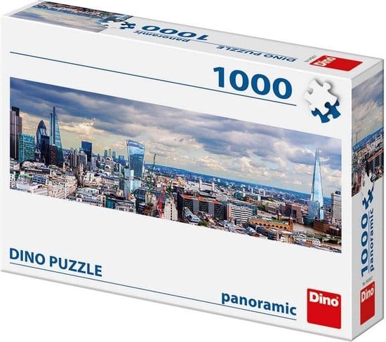 Dinotoys dino puzzel - panorama blik op londen - 1000 stukjes