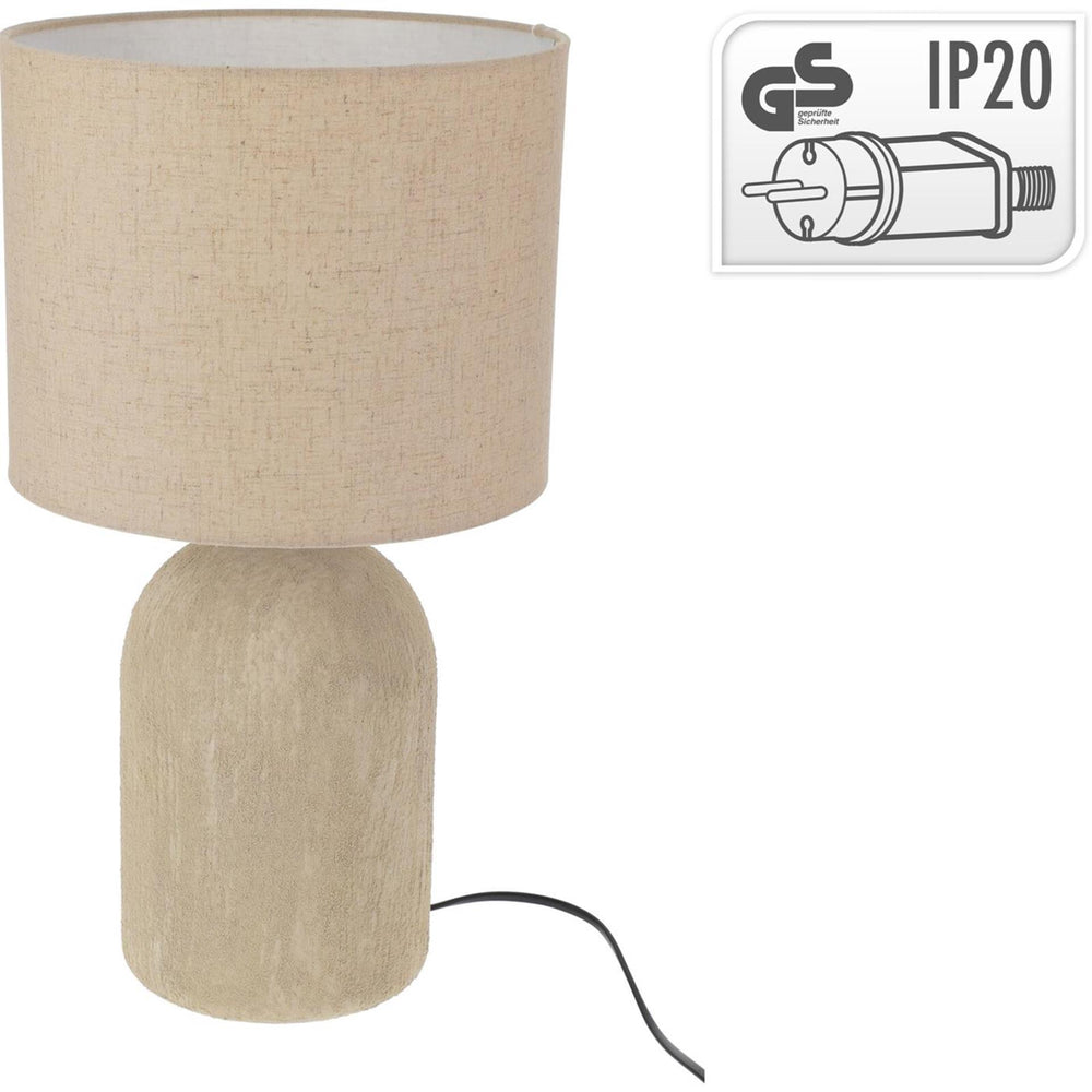 Home styling tafellamp steengoed e14 h46cm