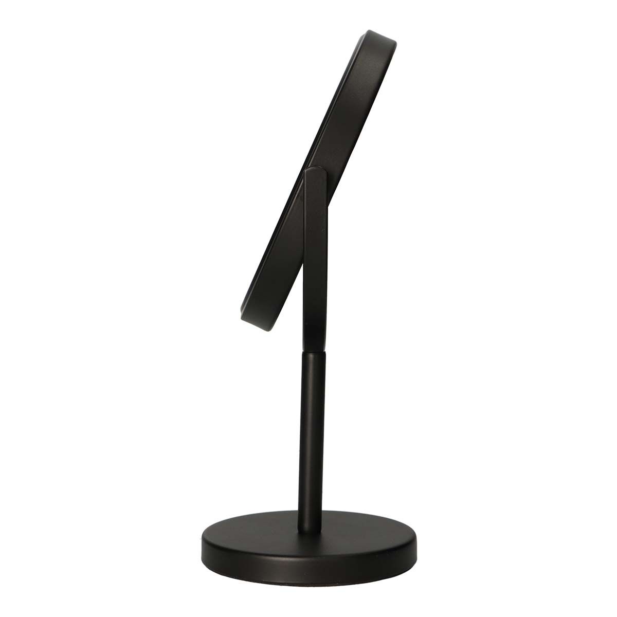 Lsp spiegels spiegel op voet mat zwart 30,5cm 5x vergroot