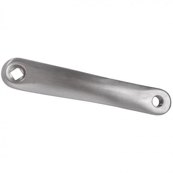 Manivelle Aluminium 170mm Gauche Argent