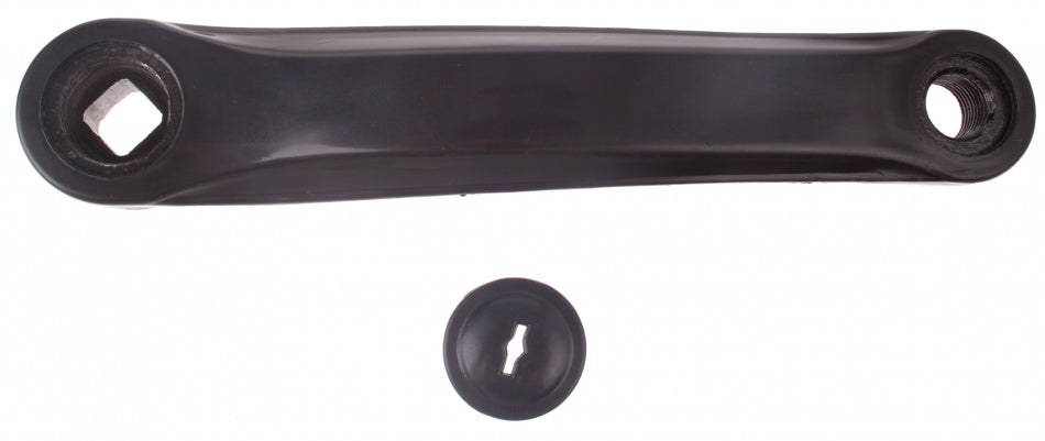 Crank Met Cover Staal 170mm Links Zwart