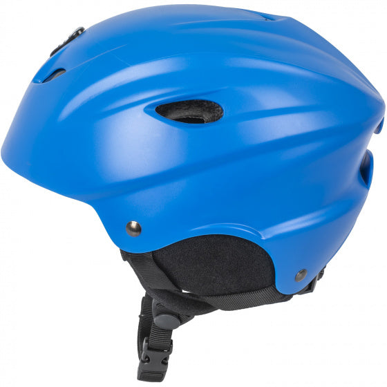 skihelm ABS matblauw maat 55-58 cm