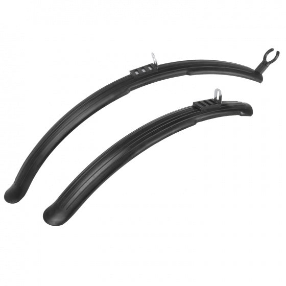 Spatbordset MTB Kunststof 26 Inch Zwart
