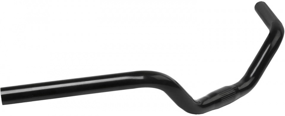 stuur 22,2 600 25,4 mm staal zwart