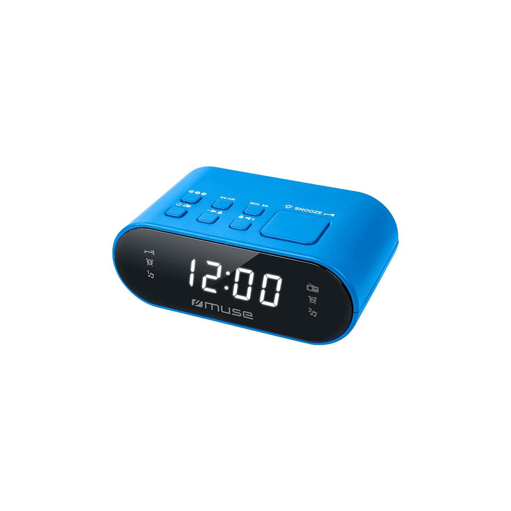 Muse fm wekkerradio blauw fm wekkerradio blauw