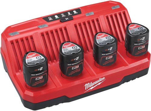 Milwaukee accessoires m12 c4 accu-lader - 4932430554