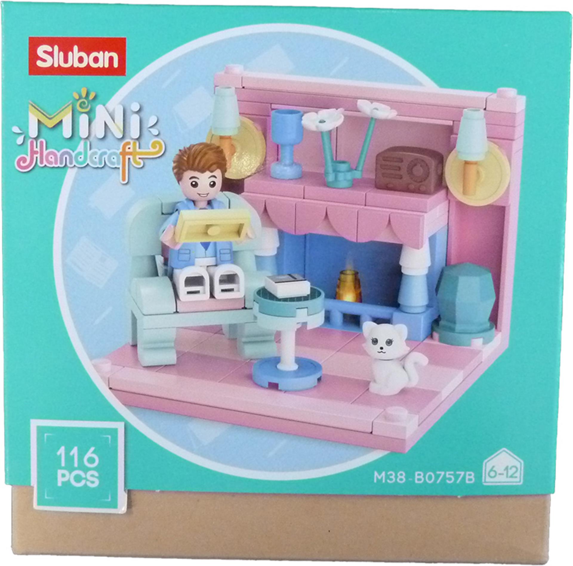 Sluban mini handcraft woonkamer 116pc