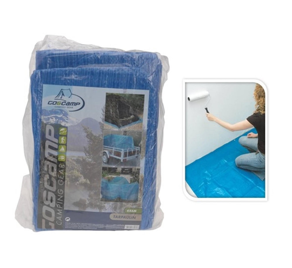 Afdekzeil blauw 4x6 meter afdekzeil blauw 4x6 meter