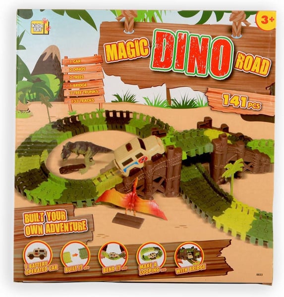 Jonotoys magische dinoweg, bouw je eigen dino avonturen baan