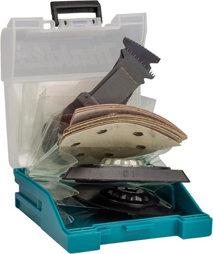 Makita accessoires multitool 14-delige set tbv tm3000cx3, dtm52z etc. - 199542-0 - 199542-0