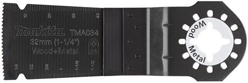 Makita accessoires bi-metalen invalzaag met afgeronde zaagkant tma034 i32 bim h+m gz - b-39257