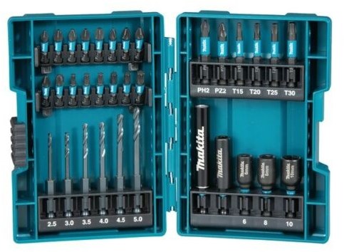 Makita accessoires bit boorset 33-delig - b-66896 - b-66896