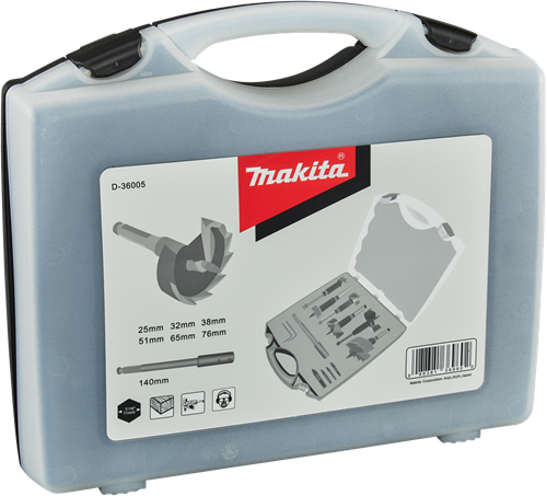 Makita accessoires cilinderkopboorset 7-delig - d-36005 d-36005