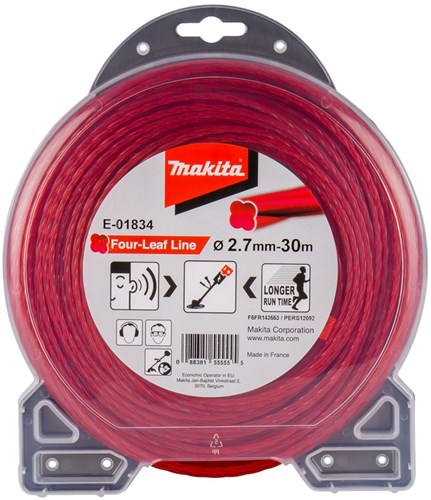 Makita accessoires maaidraad 2,7x30mtr rood - e-01834