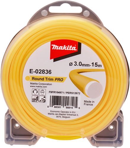 Makita accessoires maaidraad 3,0x15m rond - e-02836 e-02836