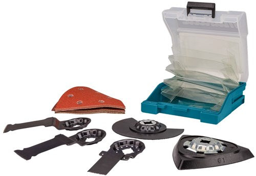 Makita accessoires multitool 14-delige set tbv tm3000cx3, dtm52z etc. - 199542-0 - 199542-0