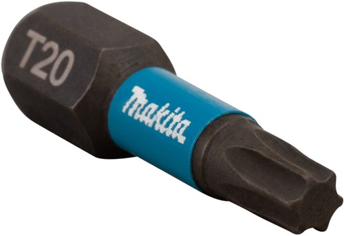 Makita accessoires slagschroefbit impact black, t20x25mm 2 stuks - b-63672