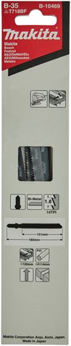 Makita accessoires decoupeerzaagblad b35 - t718bf | 5 stuks - b-10469