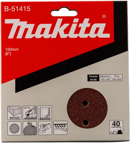 Makita accessoires schuurschijf k40 150mm - b-51415