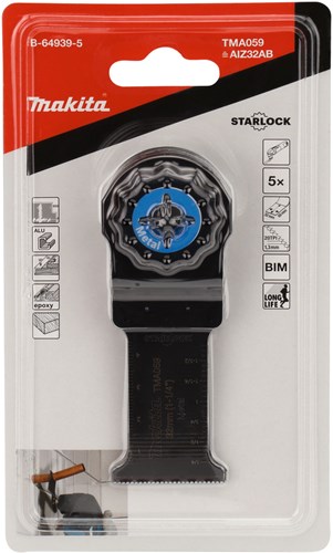 Makita accessoires bi-metalen invalzaagtma059 aiz32ab | 5 stuks - b-64939-5
