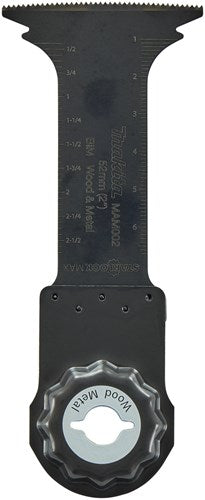 Makita accessoires makita b-66416 mam002 invalzaagblad 52x70mm hout staal