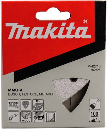 Makita accessoires schuurvel 3-k k100 white v. - p-42715