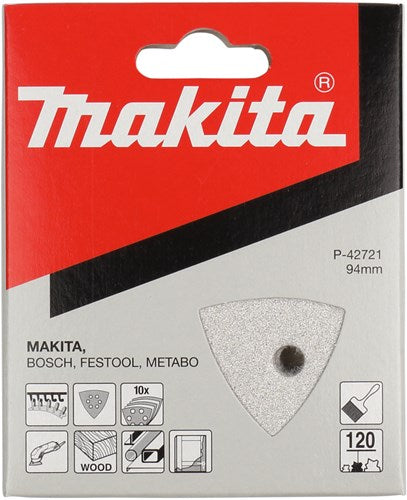 Makita accessoires schuurvel 3-k k120 white v. - p-42721