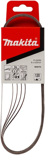 Makita accessoires makita p-43290 schuurband 9x533mm a120 ve=5