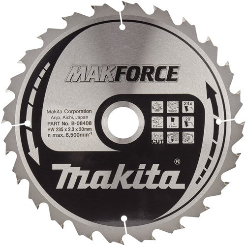 Makita accessoires makita zaagb hout 235x30x24t 20g - b-08408