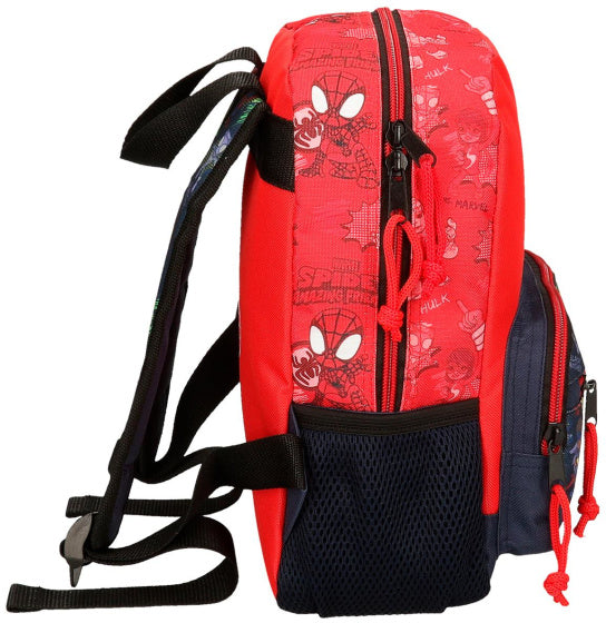 Go Spidey rugzak junior 6,8 liter rood zwart