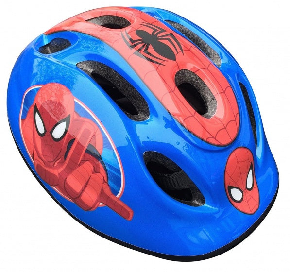 Marvel spider-man fietshelm verstelbaar blauw rood maat 52-56 cm(s)