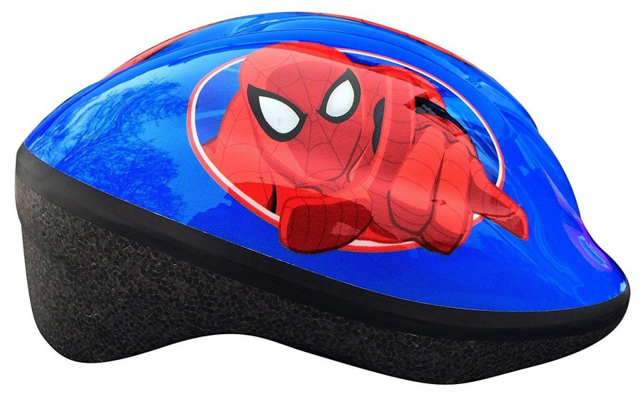 Marvel spider-man fietshelm verstelbaar blauw rood maat 52-56 cm(s)