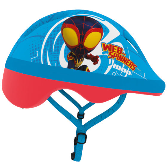 Disney spidey fietshelm jongens blauw rood maat 44-48 cm (xs)