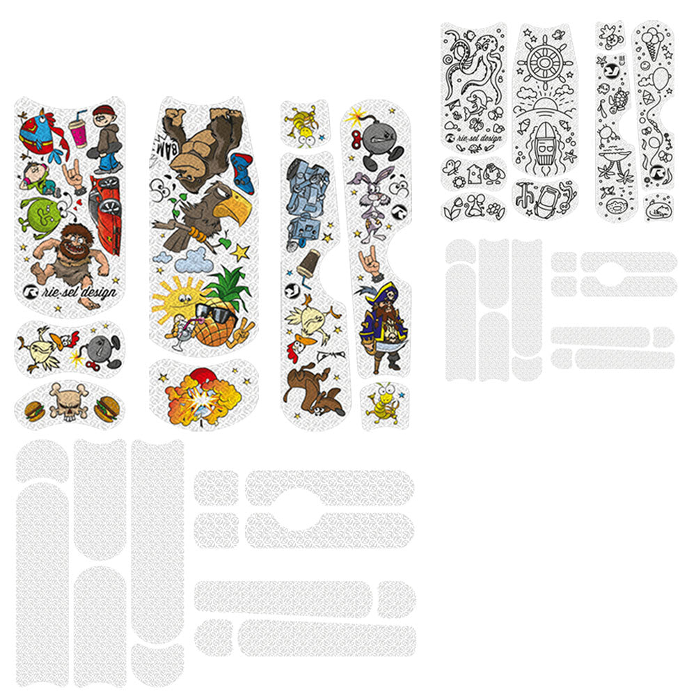 Rie:sel design kids:tape kiddo - frame protection film | doodle black