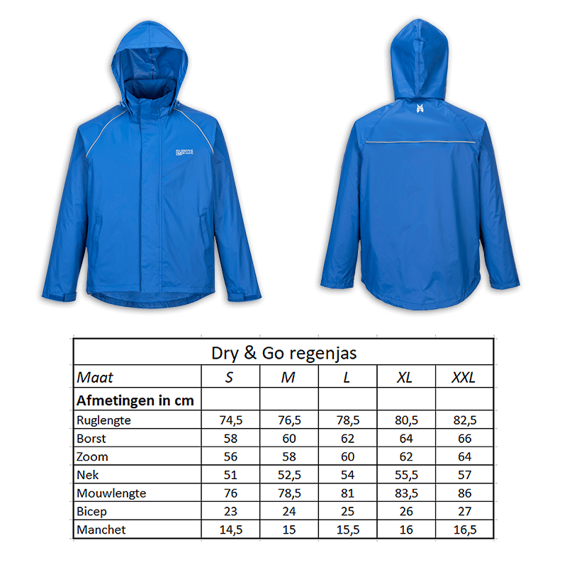 Imperméable Dry Go taille XXL