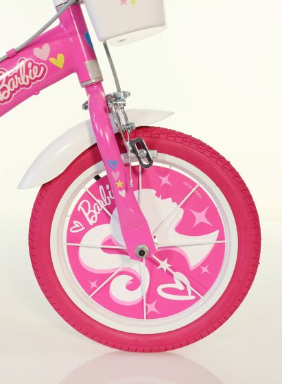 Mattel barbie 14 inch 24 cm meisjes knijprem roze wit