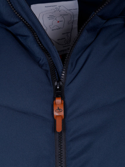 Marck II gewatteerde winterjas heren donkerblauw maat L