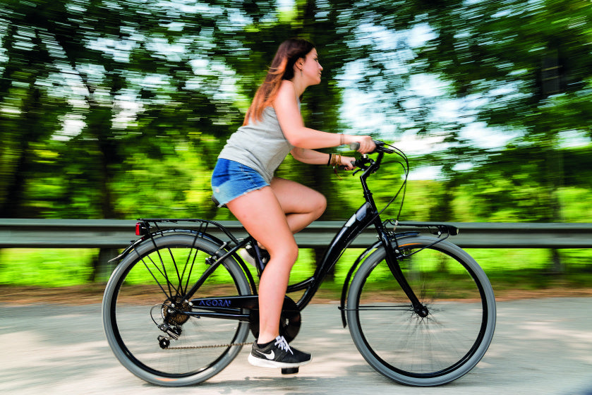 Mbm agora 26 inch 43 cm dames 6v v-brakes zwart