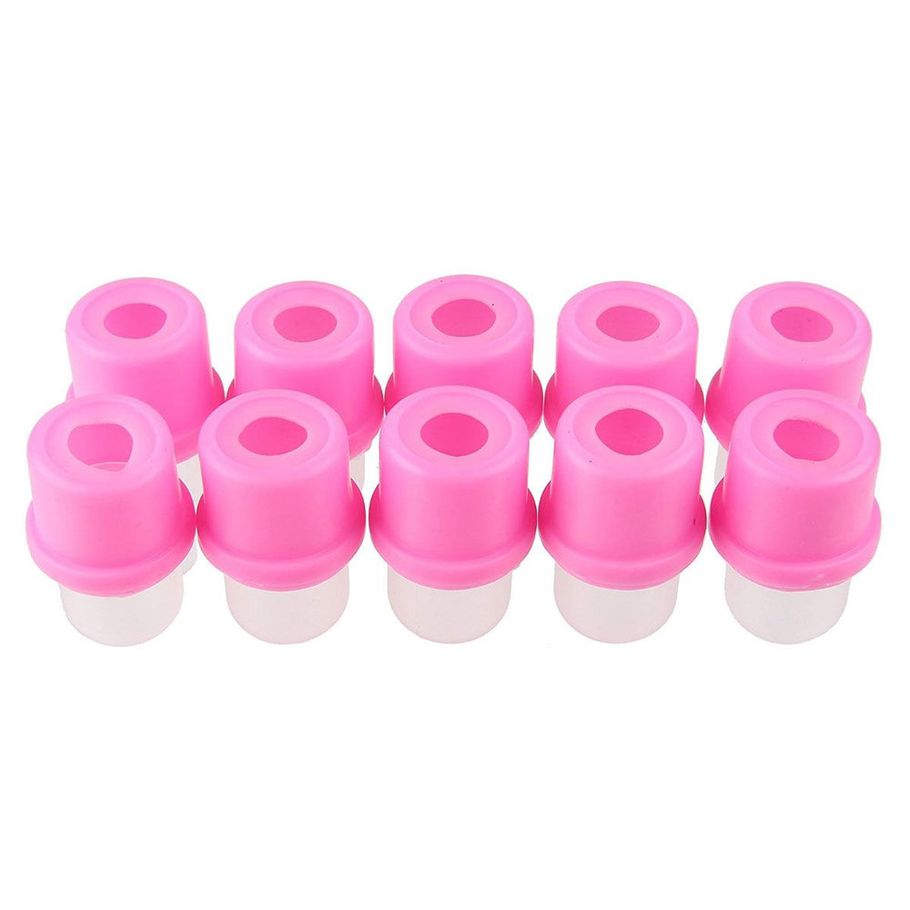 Sibel nagelverwijderaar losweken vingerhoedjes roze 10st.