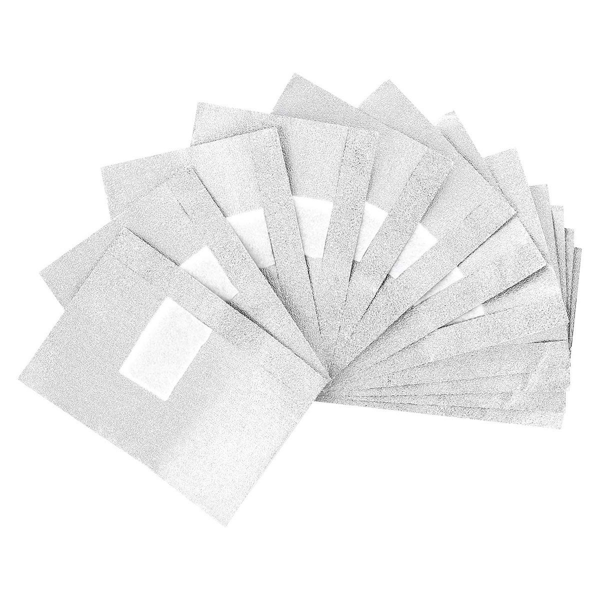 Voornails aluminium folie sponsje 100st.