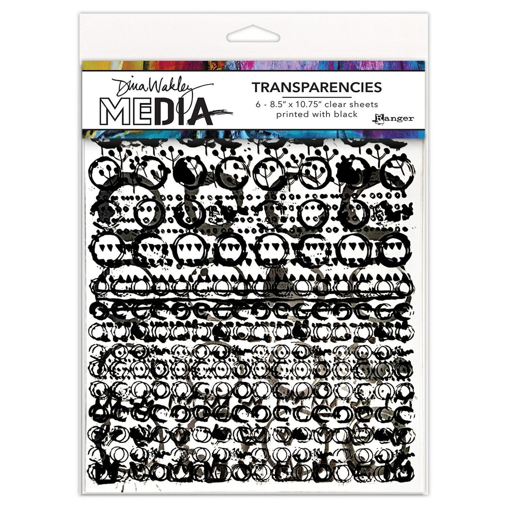 Ranger ink ranger • dina wakley media transparencies pattern play set 2