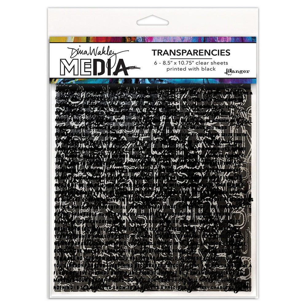 Ranger ink ranger • dina wakley media transparencies typography set 1