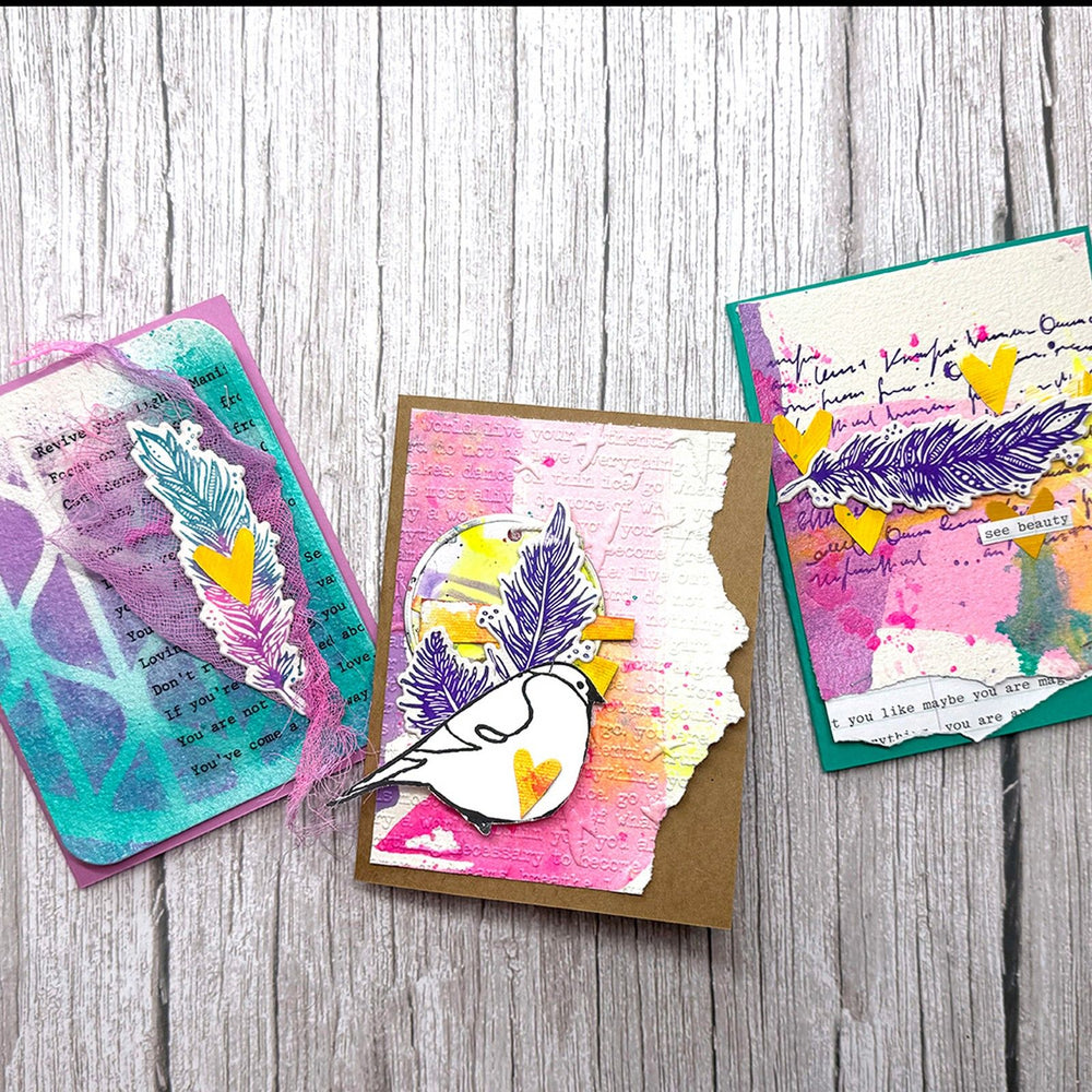 Ranger ink ranger • dina wakley media watercolor card panels