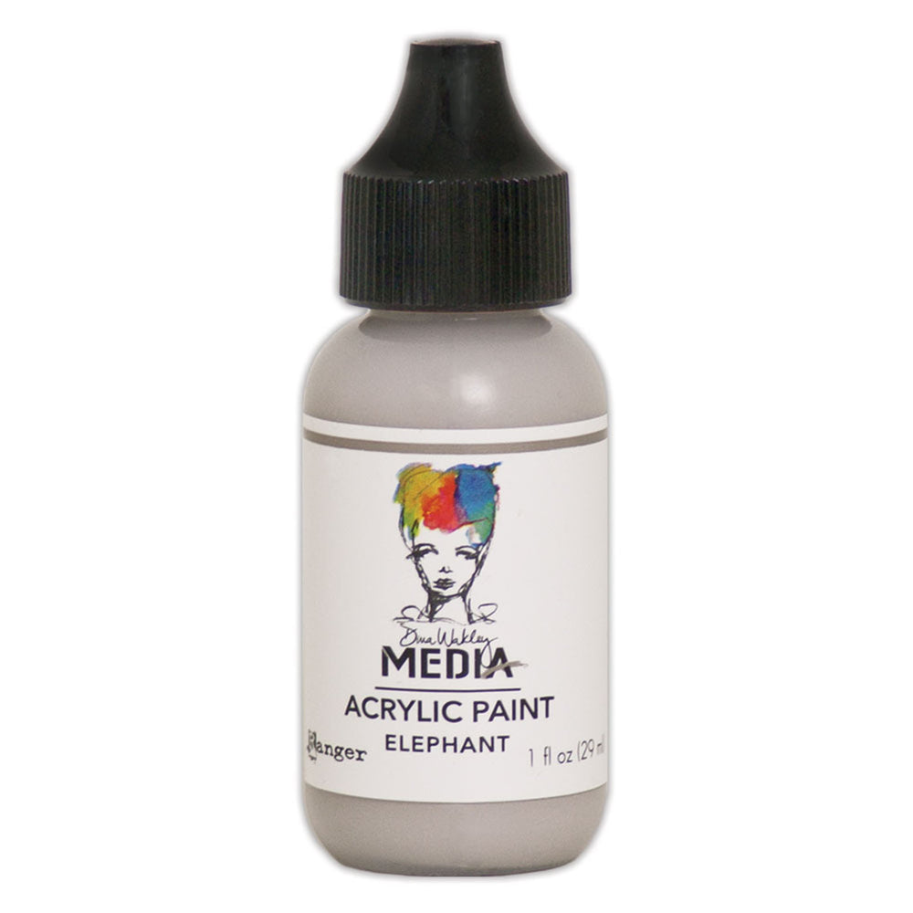 Ranger ink ranger • dina wakley media heavy body acrylic paint elephant
