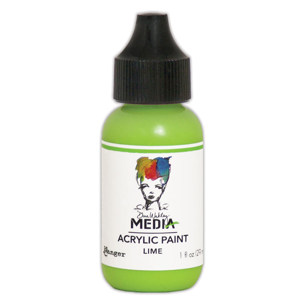 Ranger ink ranger • dina wakley media heavy body acrylic paint lime