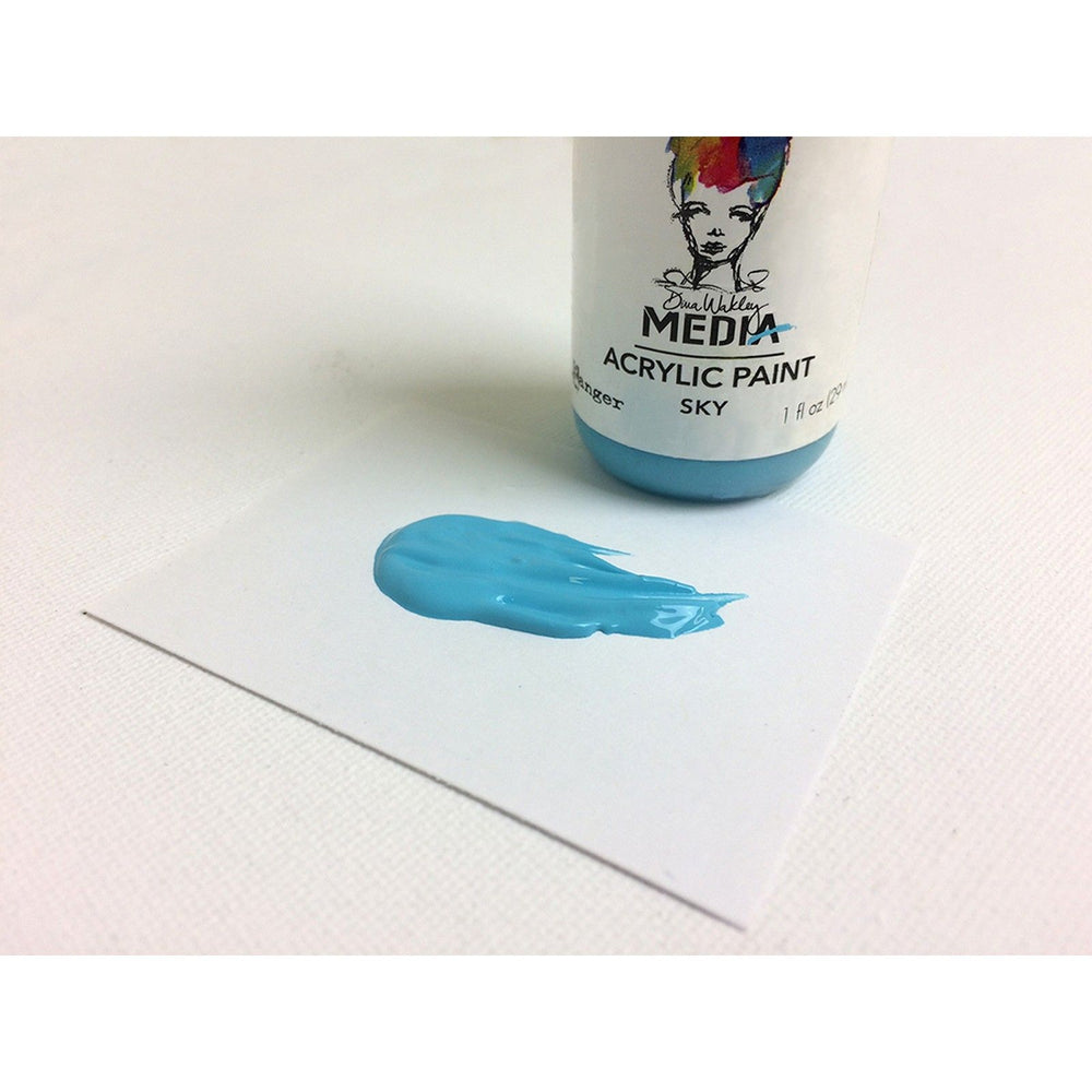 Ranger ink ranger • dina wakley media heavy body acrylic paint sky