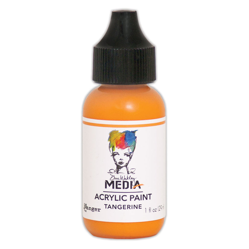 Ranger ink ranger • dina wakley media heavy body acrylic paint tangerine