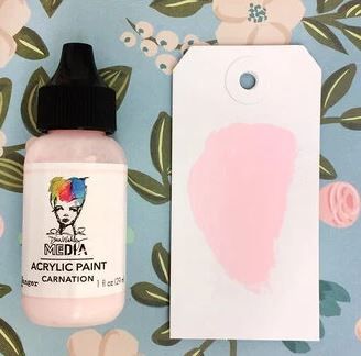 Ranger ink ranger • dina wakley media heavy body acrylic paint carnation