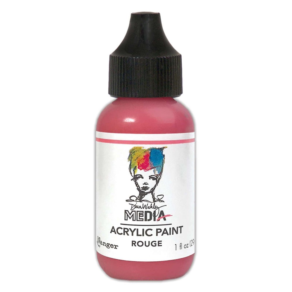 Ranger ink ranger • dina wakley media heavy body acrylic paint rouge 29ml